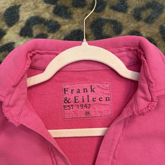 Frank & Eileen Pink Patrick Henley. Size XS. - Picture 3 of 3